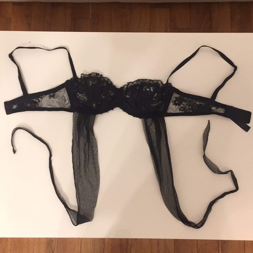 La Perla black lace bra